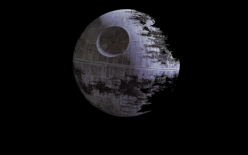 Damaged Death Star — Gray