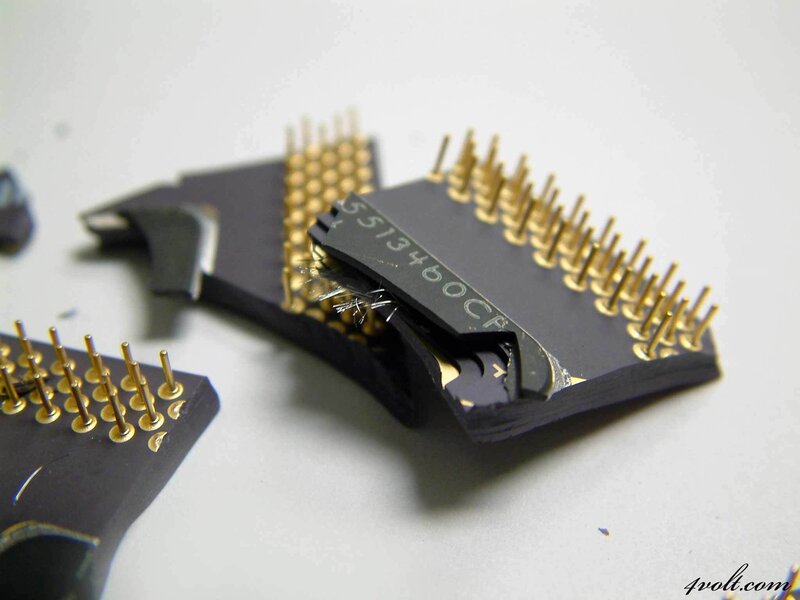 Damaged electronic connector