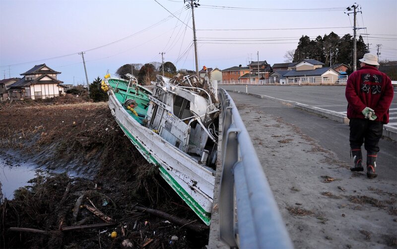 Damaged Fishing Boat