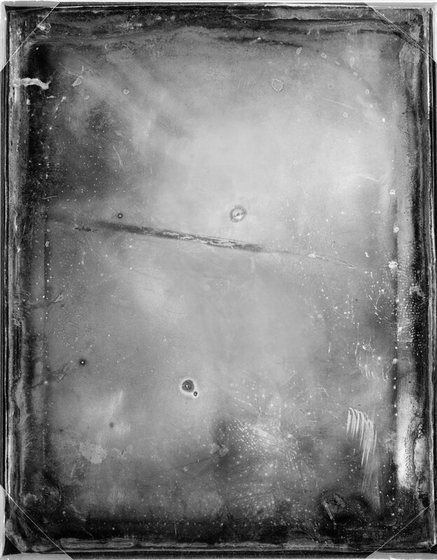 Damaged Glass Plate