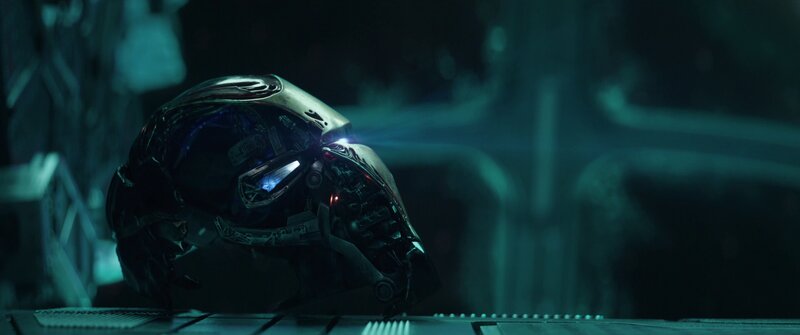 Damaged Helmet on Surface — Black