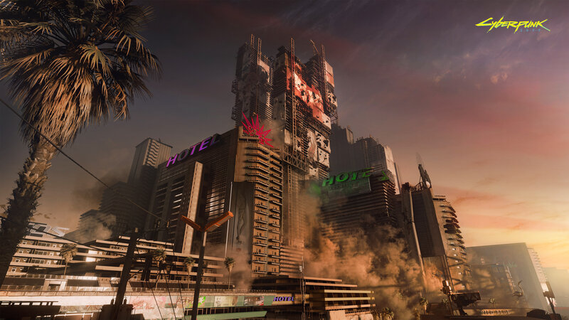 Damaged Hotel Building — Orange