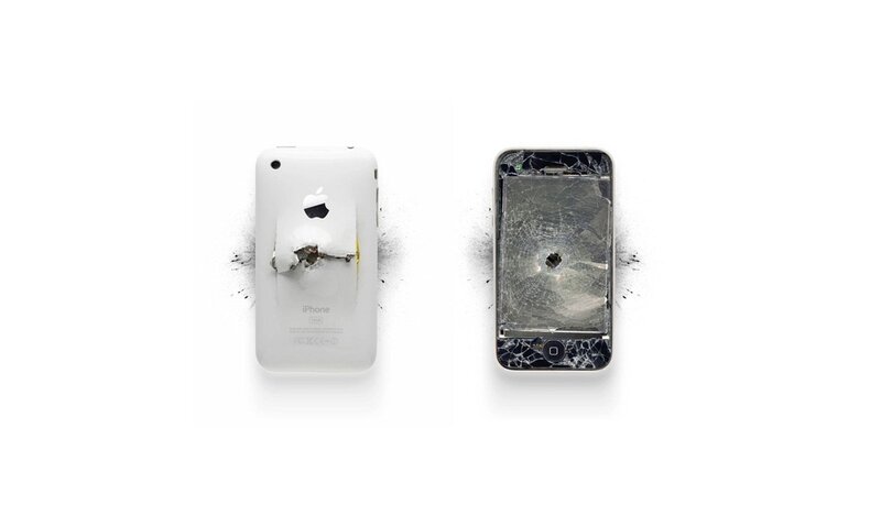 Damaged iPhone phones