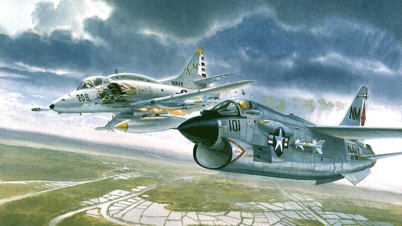Damaged Jet Aircraft
