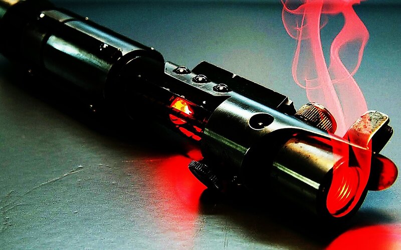 Damaged Lightsaber — Black
