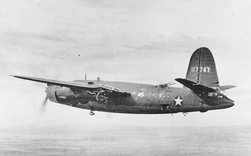 Damaged Military Aircraft — Black