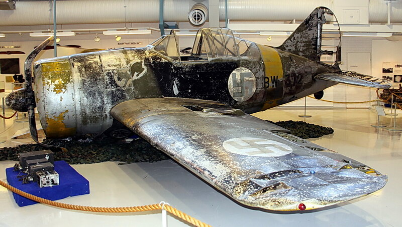 Damaged Military Aircraft