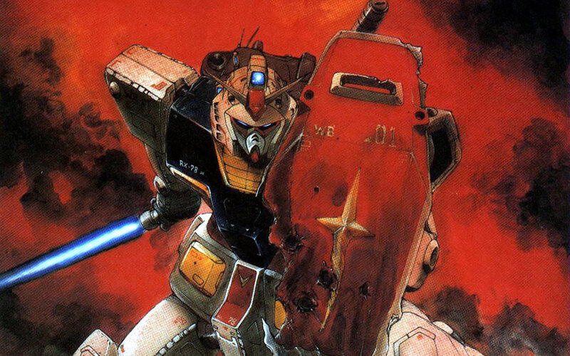 Damaged Mobile Suit — Red