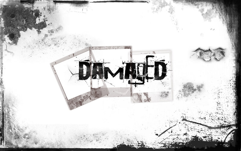 damaged photo collage