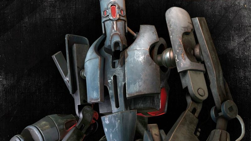 Damaged Robot Torso