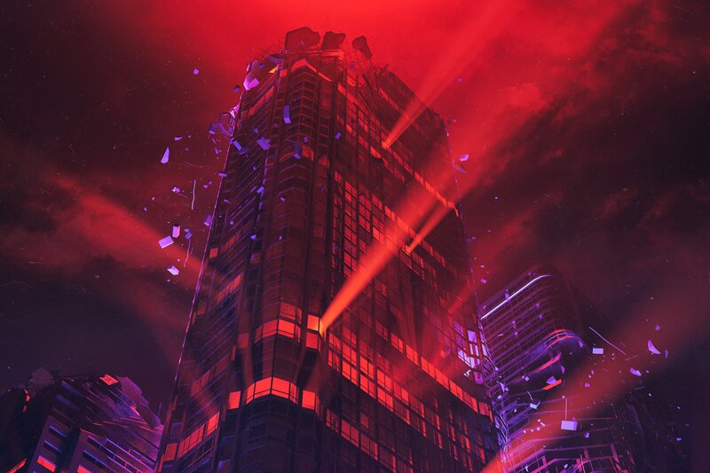 Damaged Skyscraper