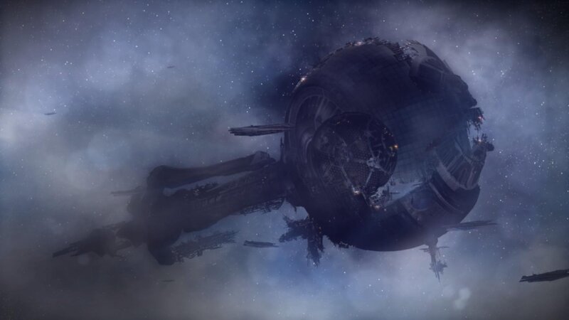 Damaged Space Station