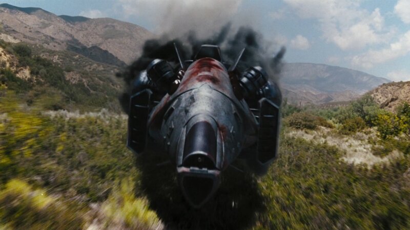 Damaged Spacecraft in Field