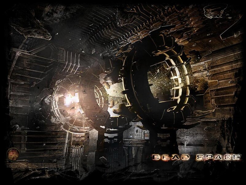 Damaged Spacecraft Interior