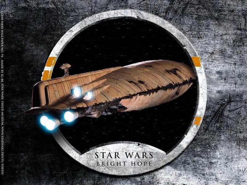 Damaged Starship in Space — Black
