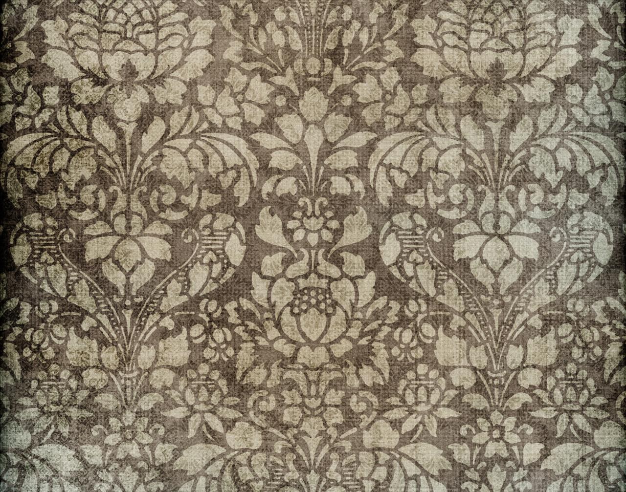 damask floral pattern texture