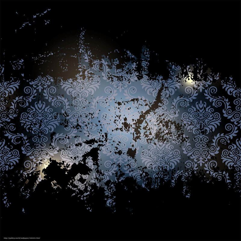 damask pattern with grunge texture