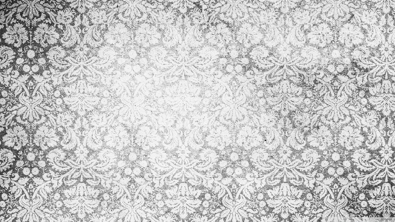 Damask Wallpaper Pattern — Black