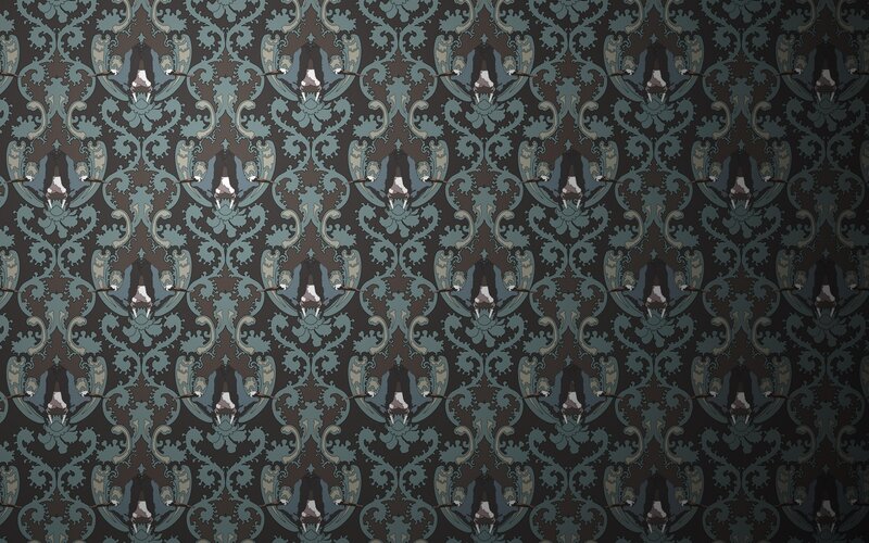 damask wallpaper pattern