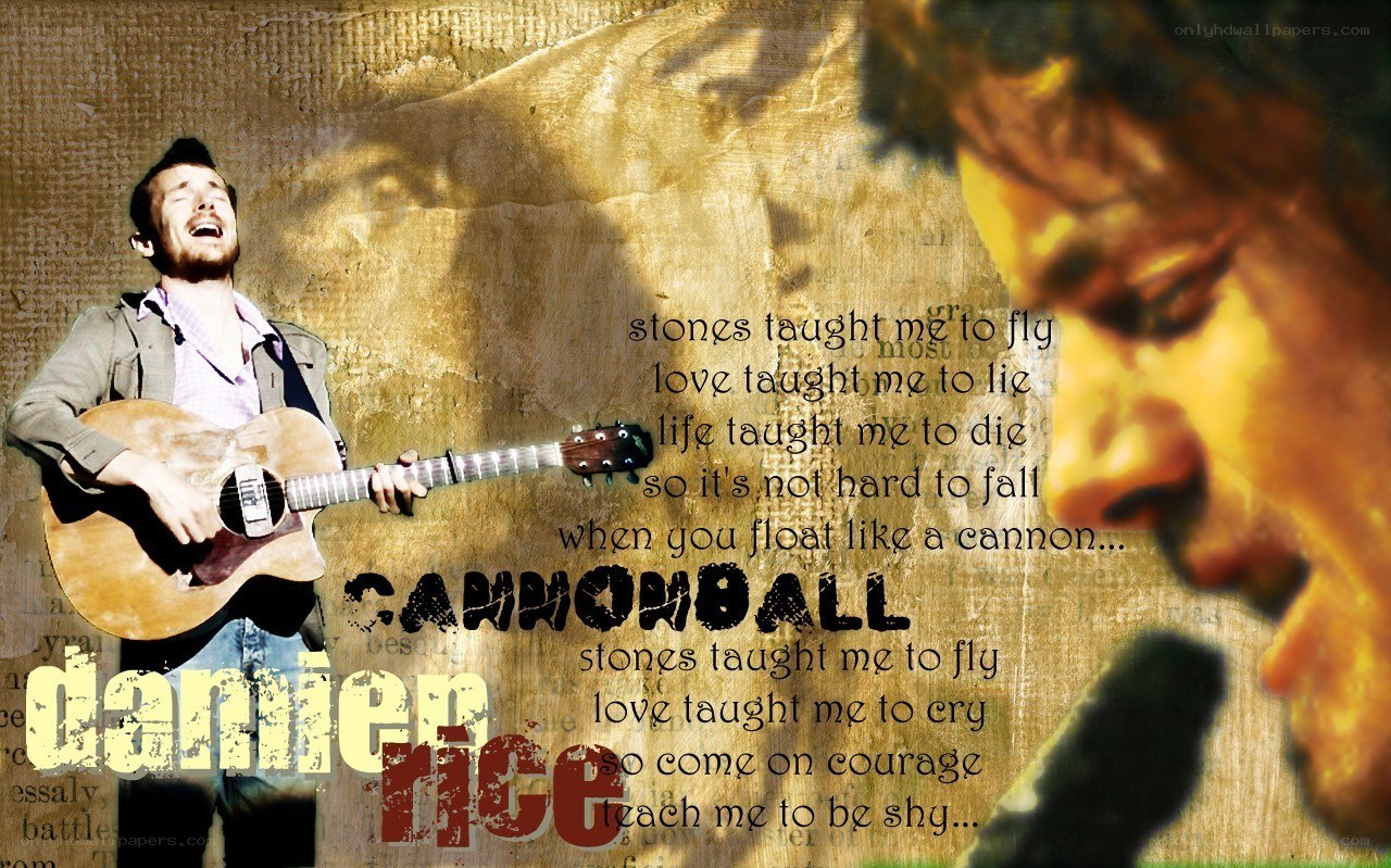 Damien Rice performing Cannonball