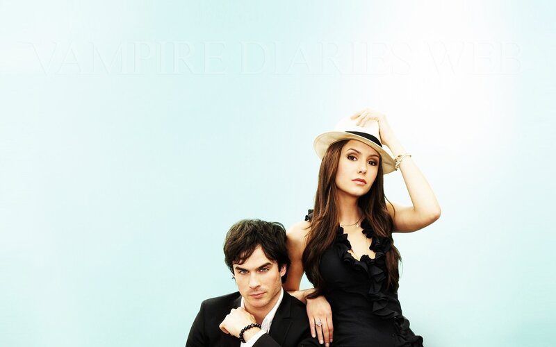 Damon and Elena from The Vampire Diaries