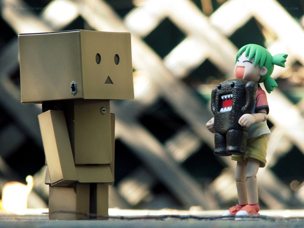 Danbo and a figurine