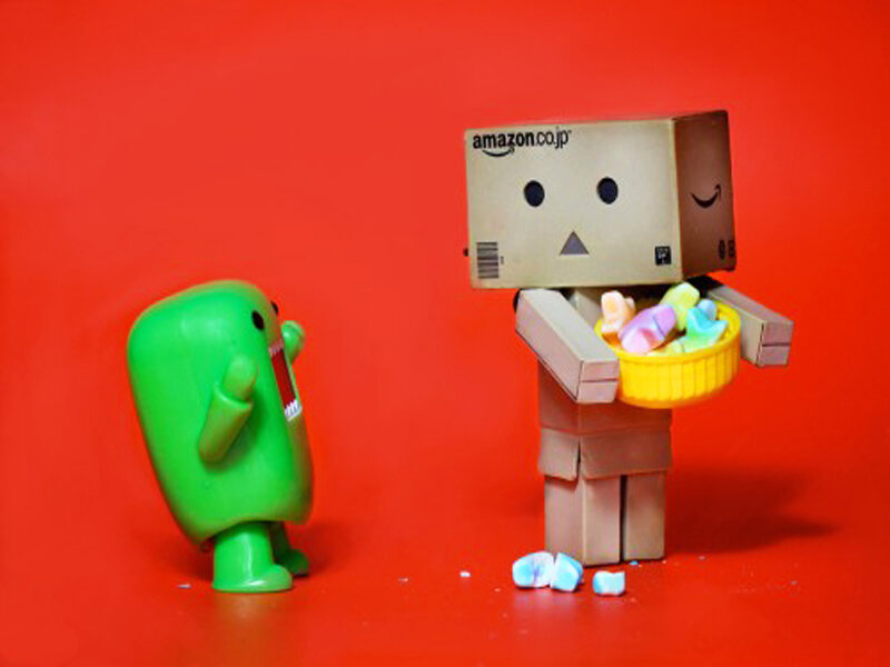 Danbo and Domo Figures