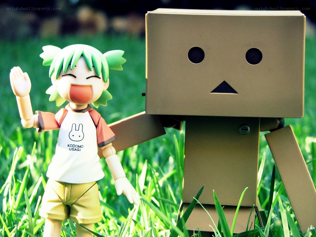 Danbo and Kodomo Usagi in grass