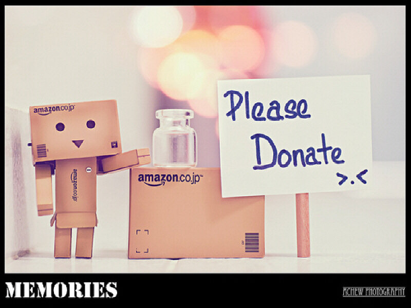 Danbo asks for donations