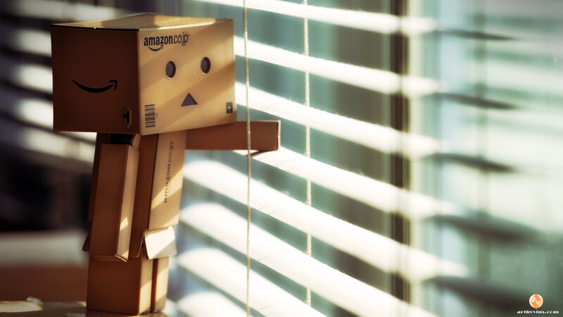 Danbo by window