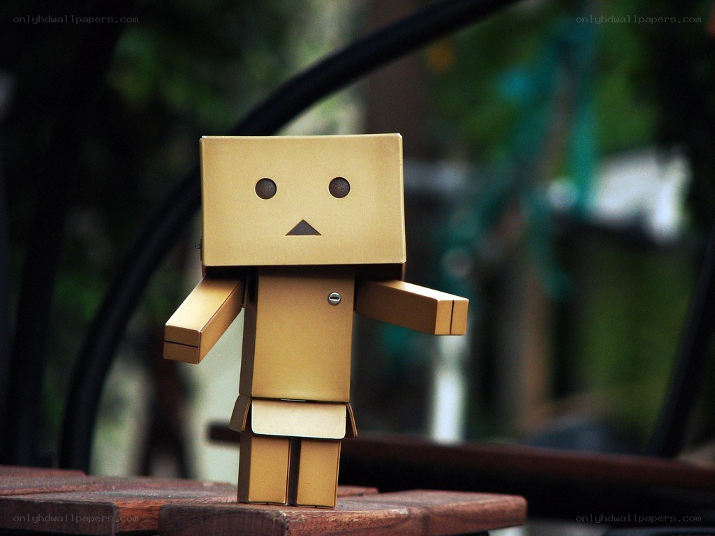 Danbo cardboard robot figure