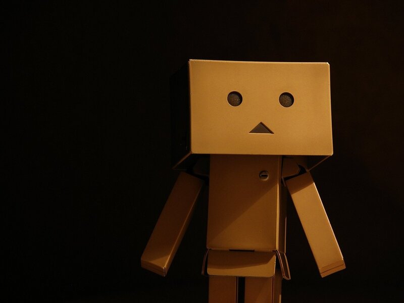 Danbo cardboard robot figure