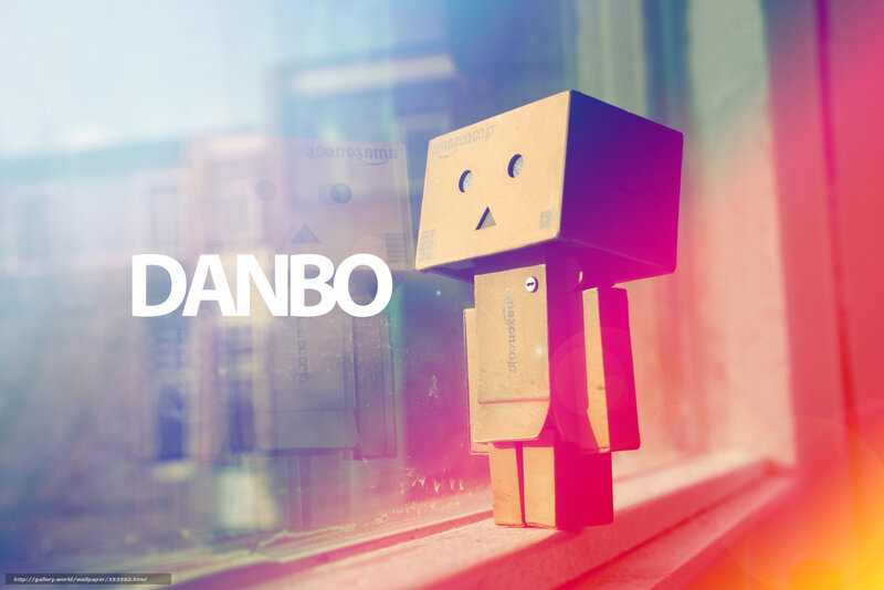 Danbo Cardboard Robot — Red