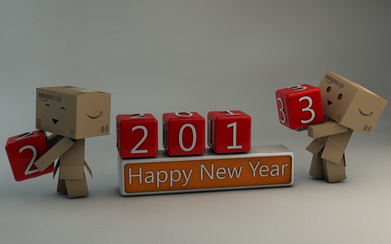 Danbo Characters with Blocks