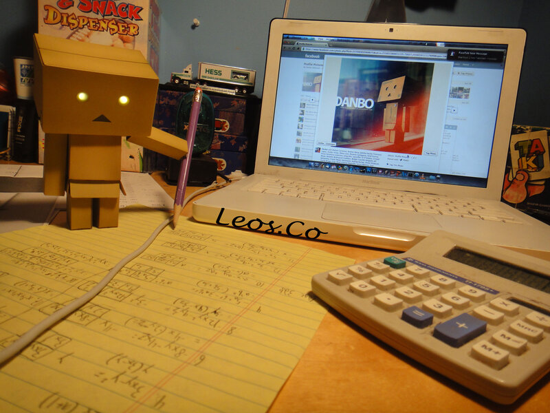 Danbo Figure on Desk