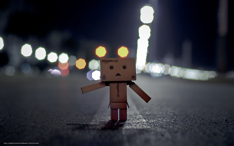 Danbo Figure on Street