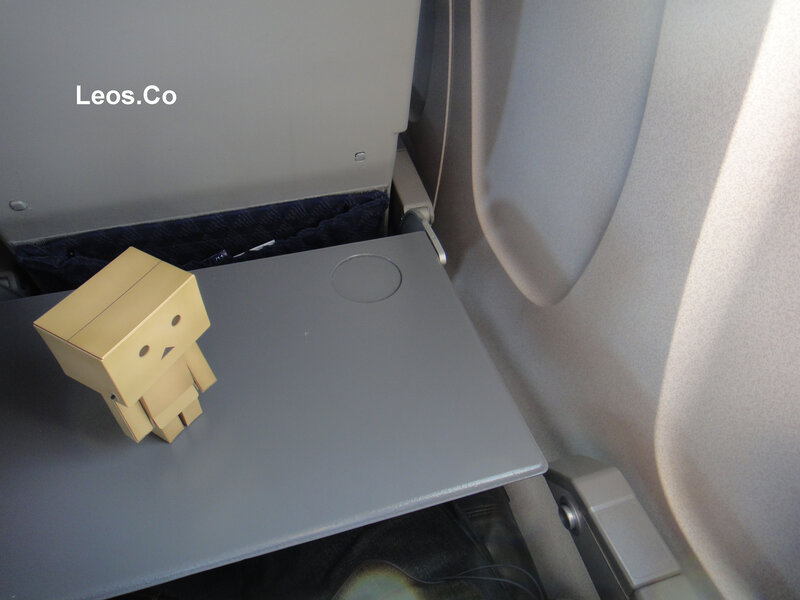 Danbo Figure on Tray Table