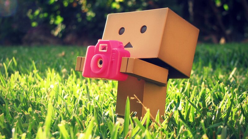 Danbo Figure with Camera