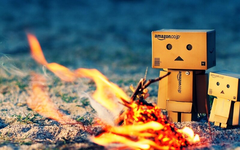 Danbo Figures by Fire — Orange