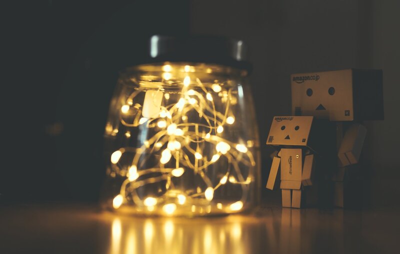 Danbo Figures with Lights