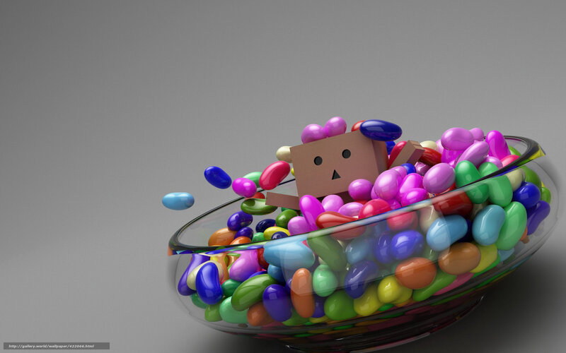 Danbo in Candy Bowl — Purple