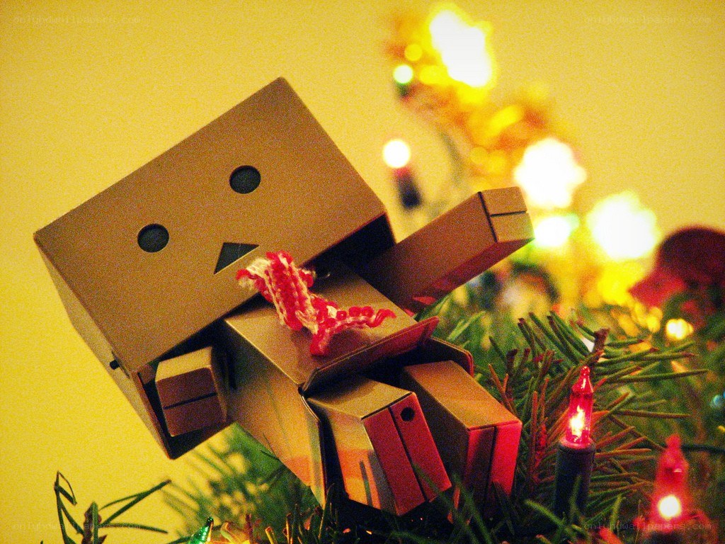 Danbo on Christmas tree