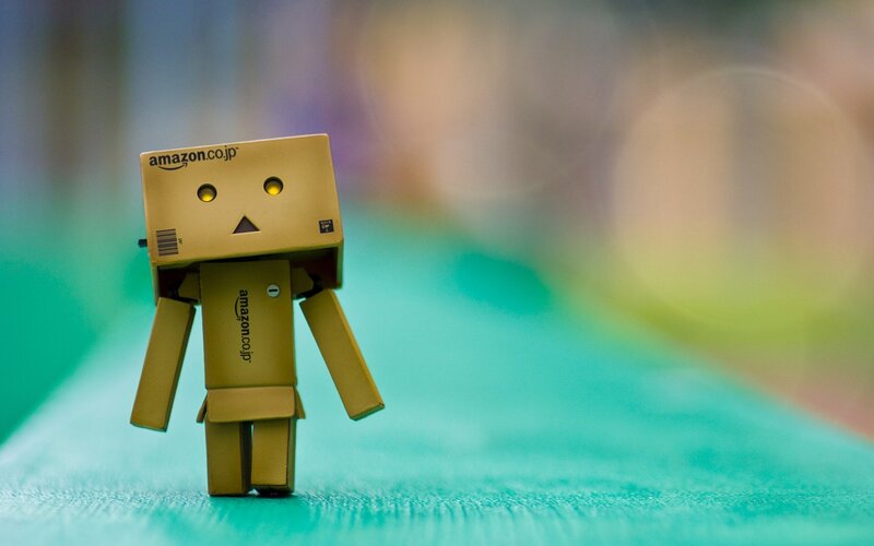 Danbo Robot Figure — Brown