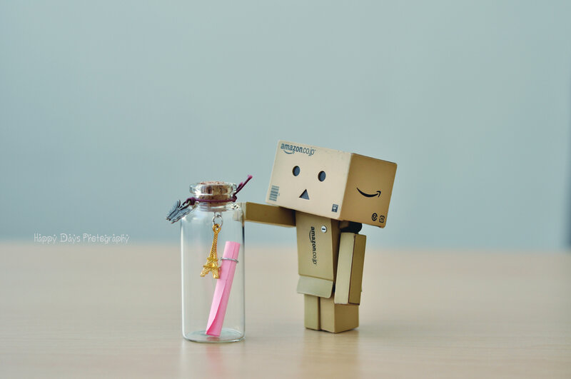Danbo Robot with Bottle