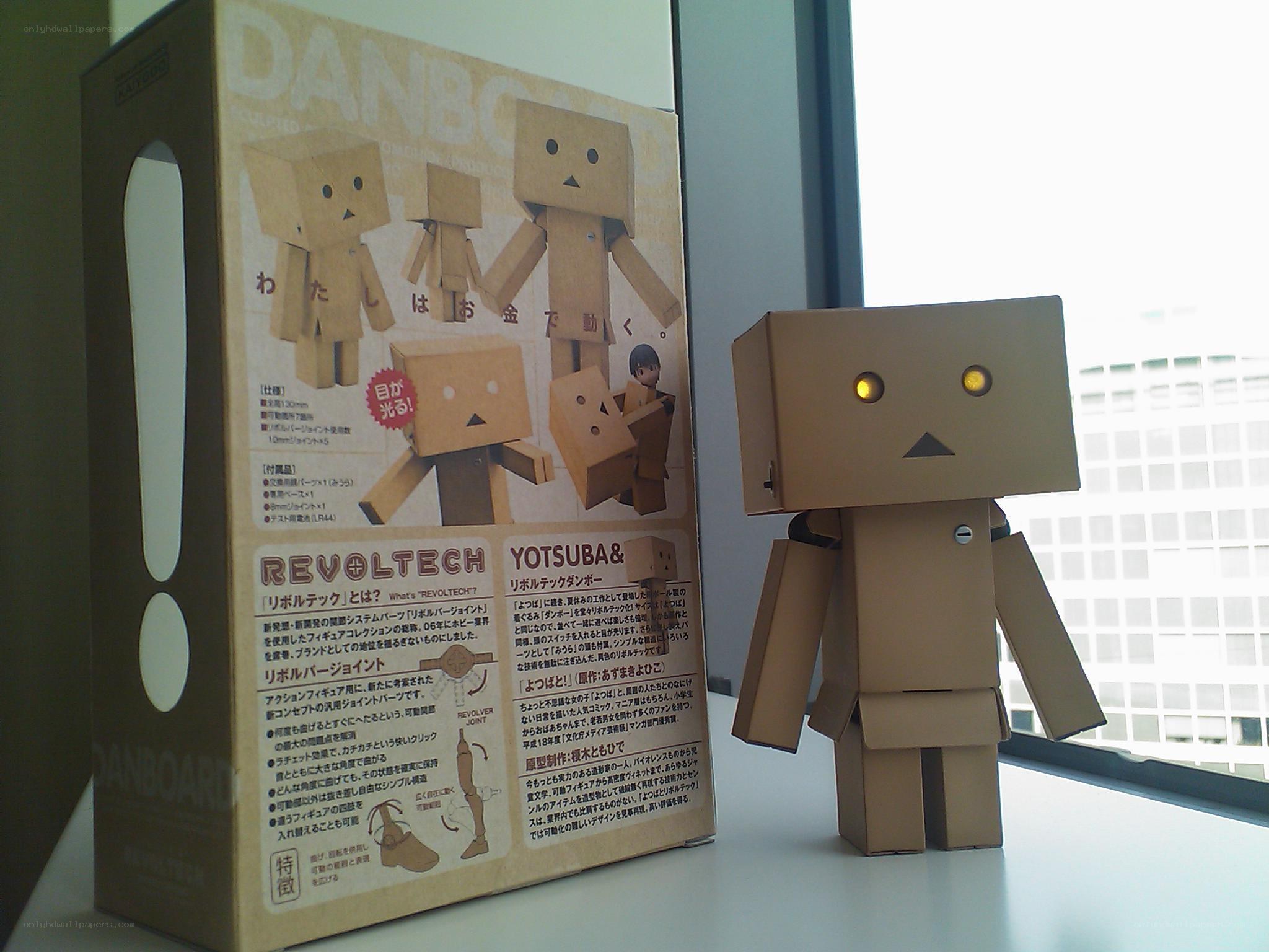 Danbo toy and box