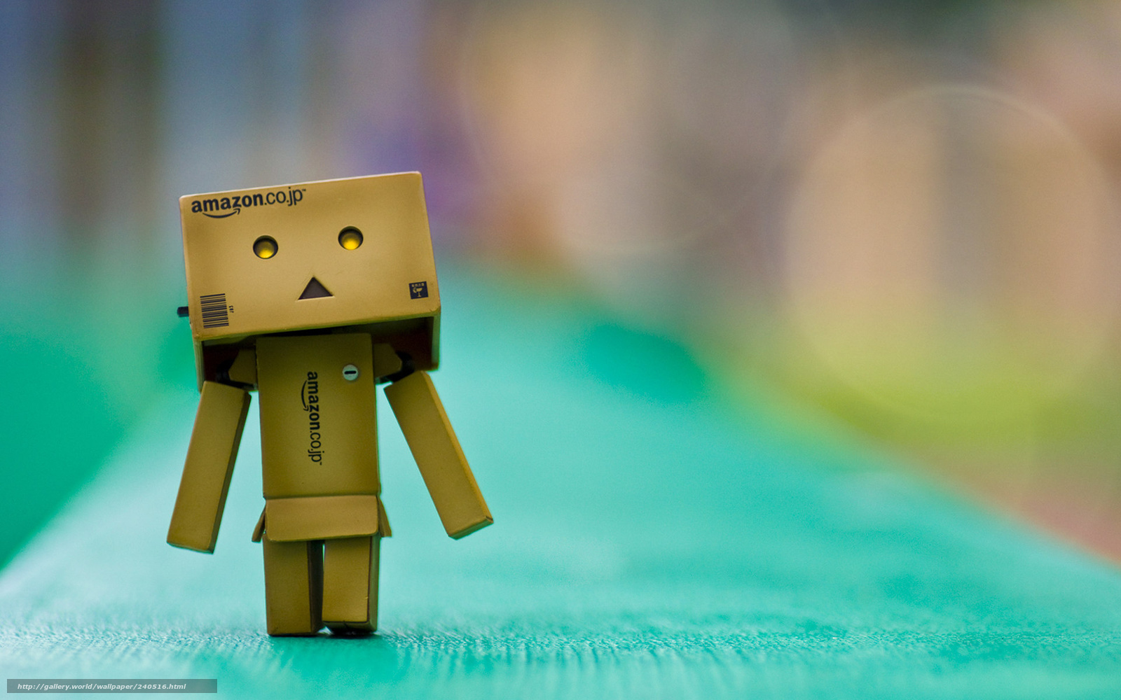 Danbo toy on green surface