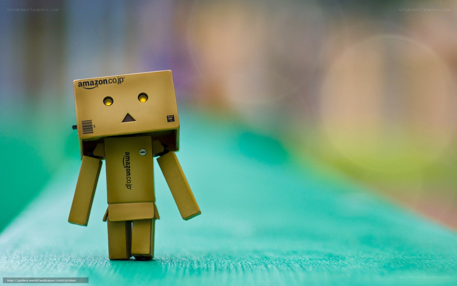 Danbo toy on green surface