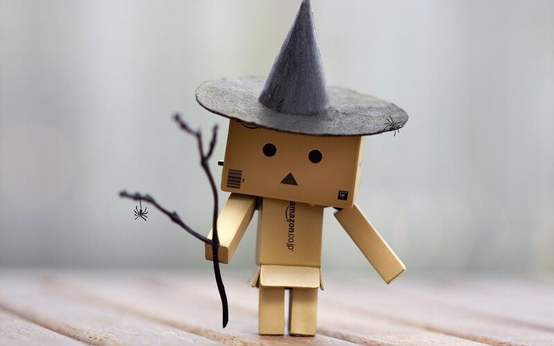 Danbo Witch Figure — Brown