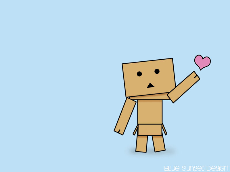 Danbo with a heart