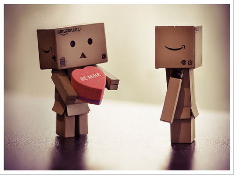 Danbo with a heart